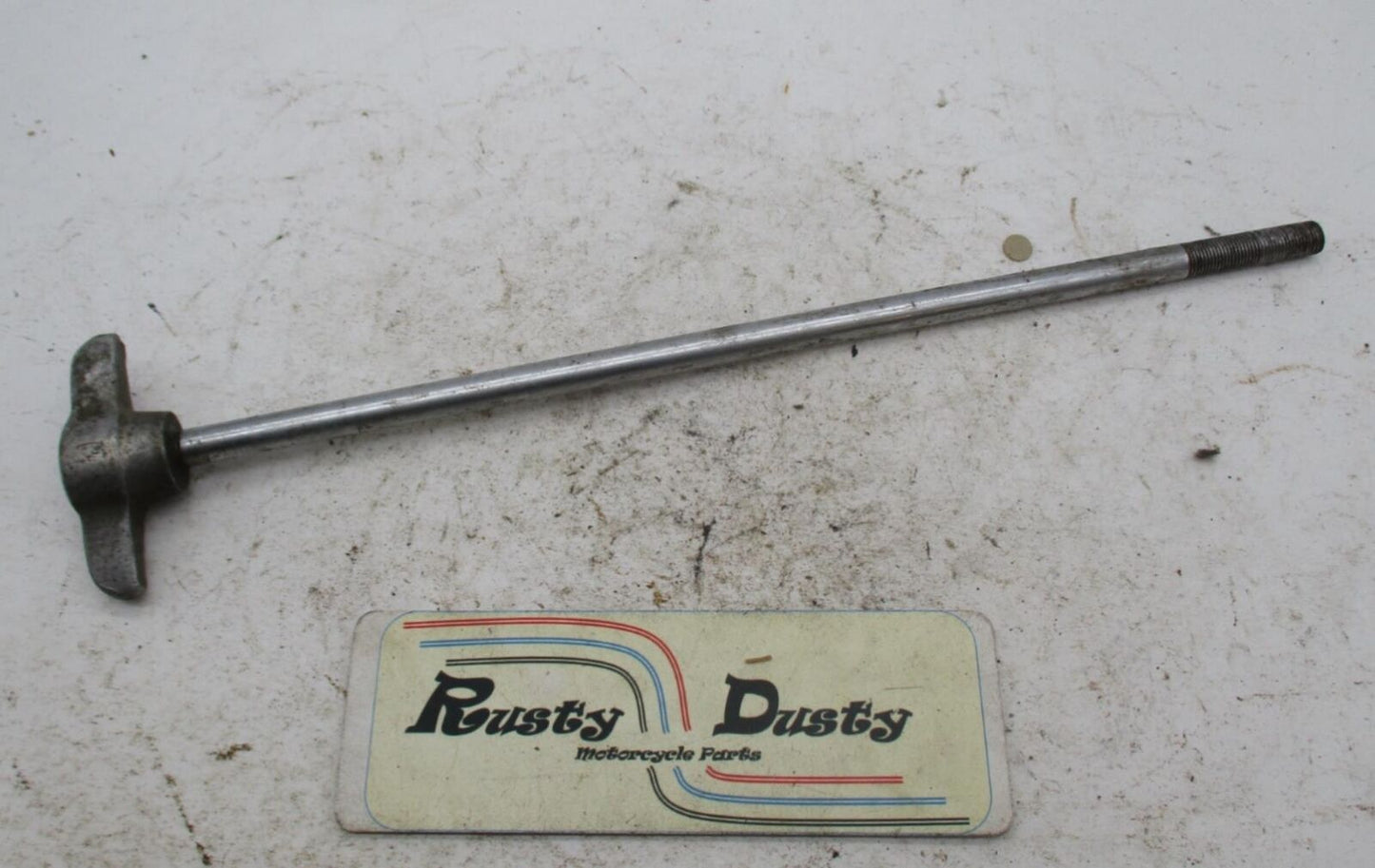 Vintage British Matchless Triumph BSA Steering Damper Knob and Rod