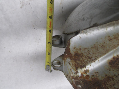 Vintage Italian Made in Itlay Silver Cafe Racer Motorcycle Gas Tank Gilera ?