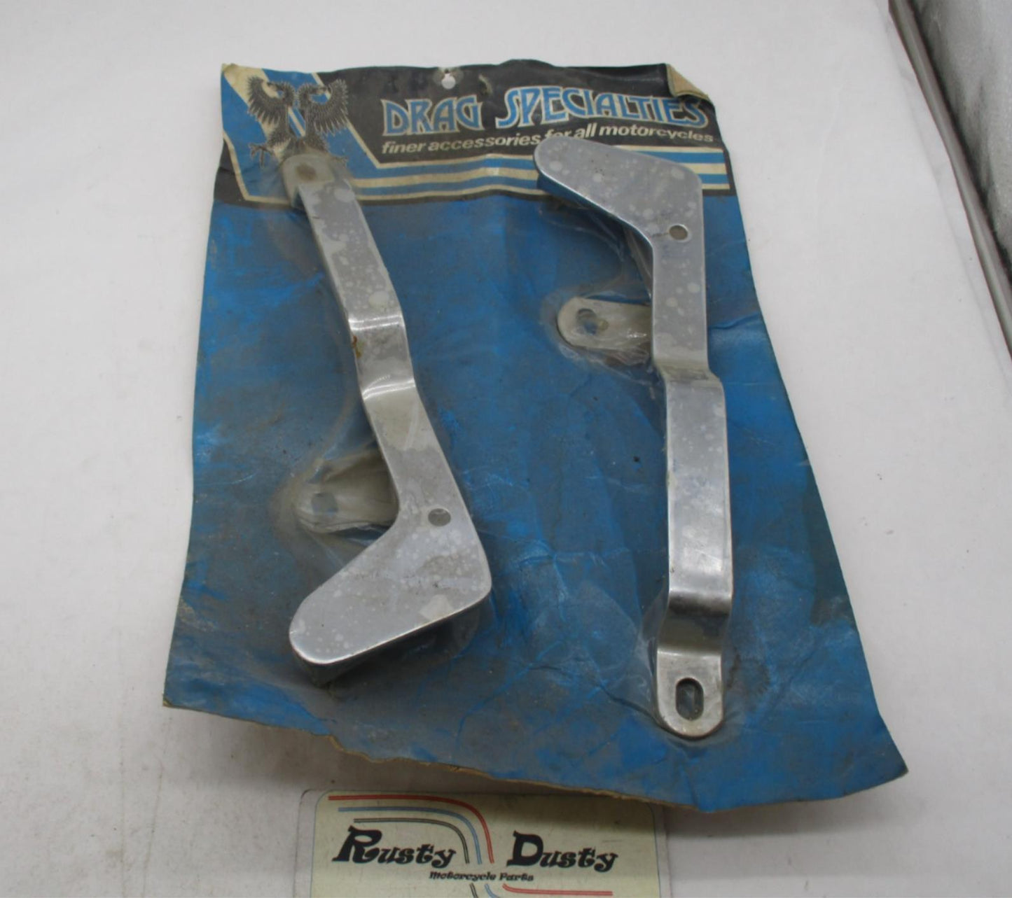 Drag Specialties Chrome Fairing Side Straps 500 650 74-79 264601