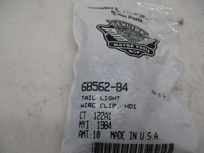 Lot of 4 Harley Davidson Genuine NOS Taillight Wire Brake Line Clips 68562-84
