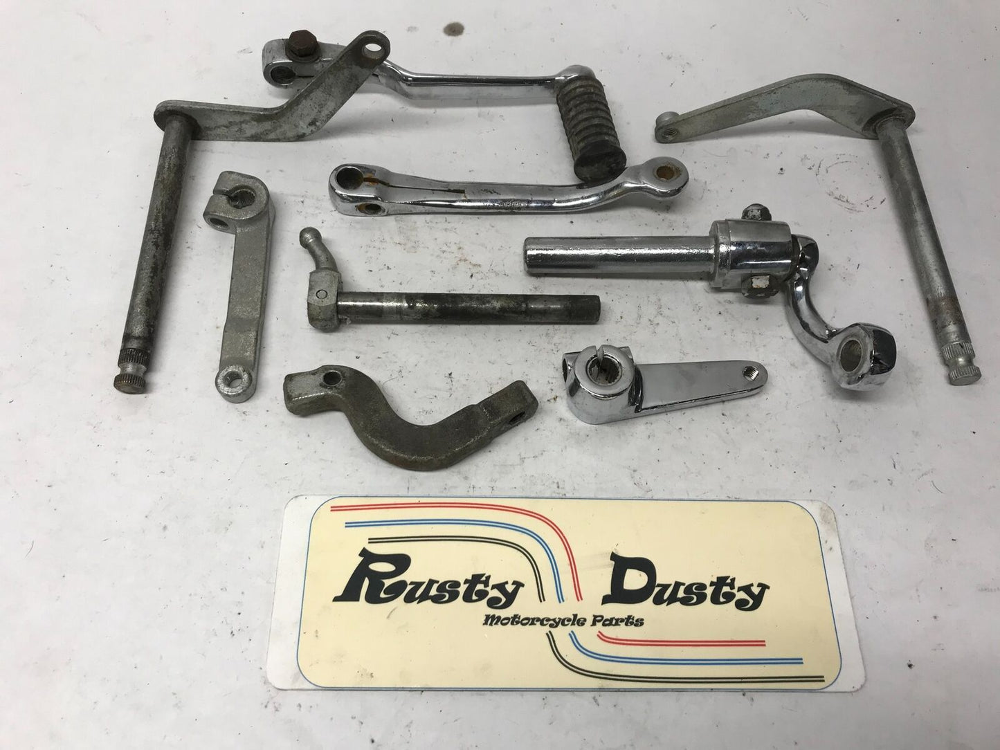 Large Lot of Harley Shift arms Linkages Selector Levers