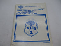 Harley Davidson Official 1996 Police Service Manual Supplement 99483-96SP