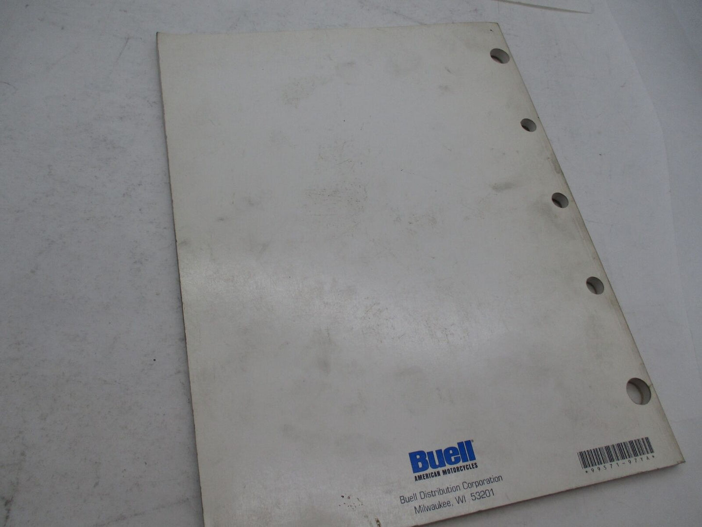 Harley Buell Official Facotry 1996/1997 S1 Lightning Parts Catalog 99571-97YA