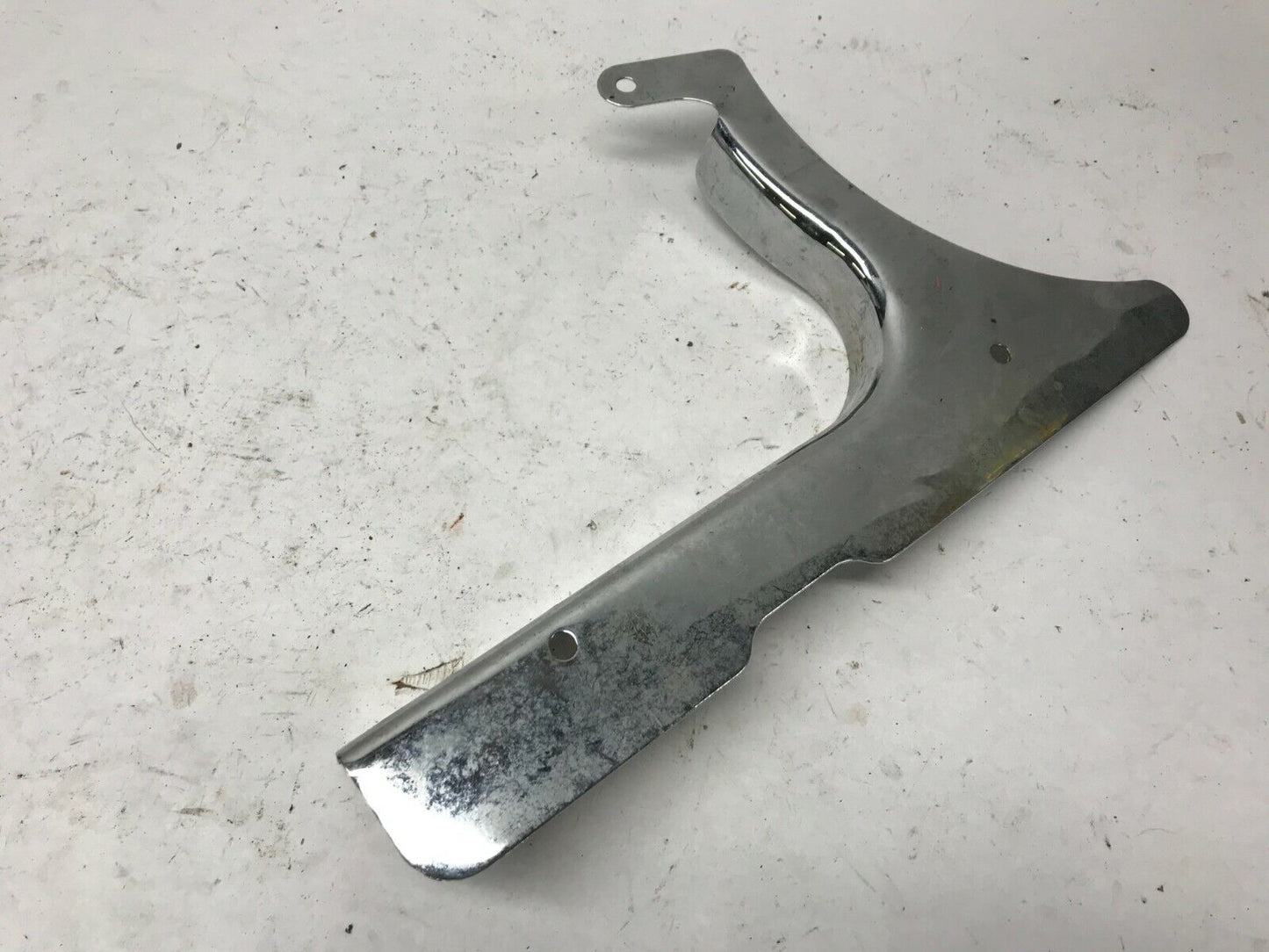 Harley chrome pre-2000 softail rear lower belt pulley guard shield