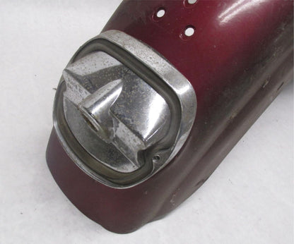Harley Davidson Genuine Shovelhead Maroon 7" Rear Fender w/ Guide 97 Light