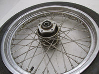 Harley Davidson Front Chrome 40 Spoke 19x3.0 Dual Disc Wheel with Tire
