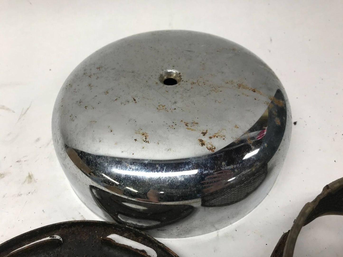 Harley Davidson 7" Linkert Carb Air Cleaner Assembly w/ Backing plate & cover