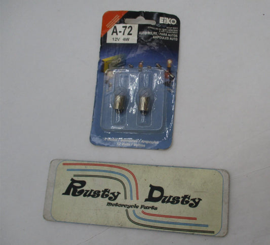 Eiko Heavy Duty 2 Bulb Harley Davidson 12V 4W A-72