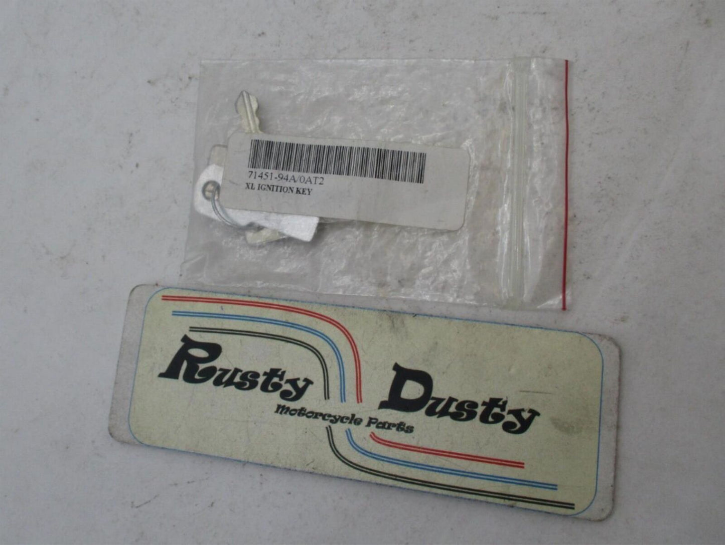 Harley Davidson Genuine NOS XL Ignition Key Set 71451-94A Code 0AT2