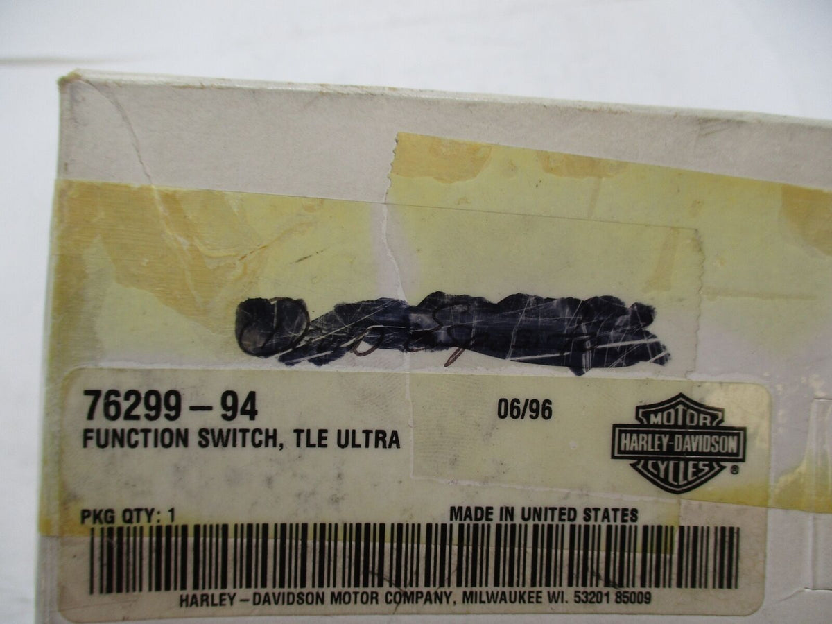 Harley Davidson Genuine NOS TLE Ultra Function Swtich Side Car 76299-9 ...