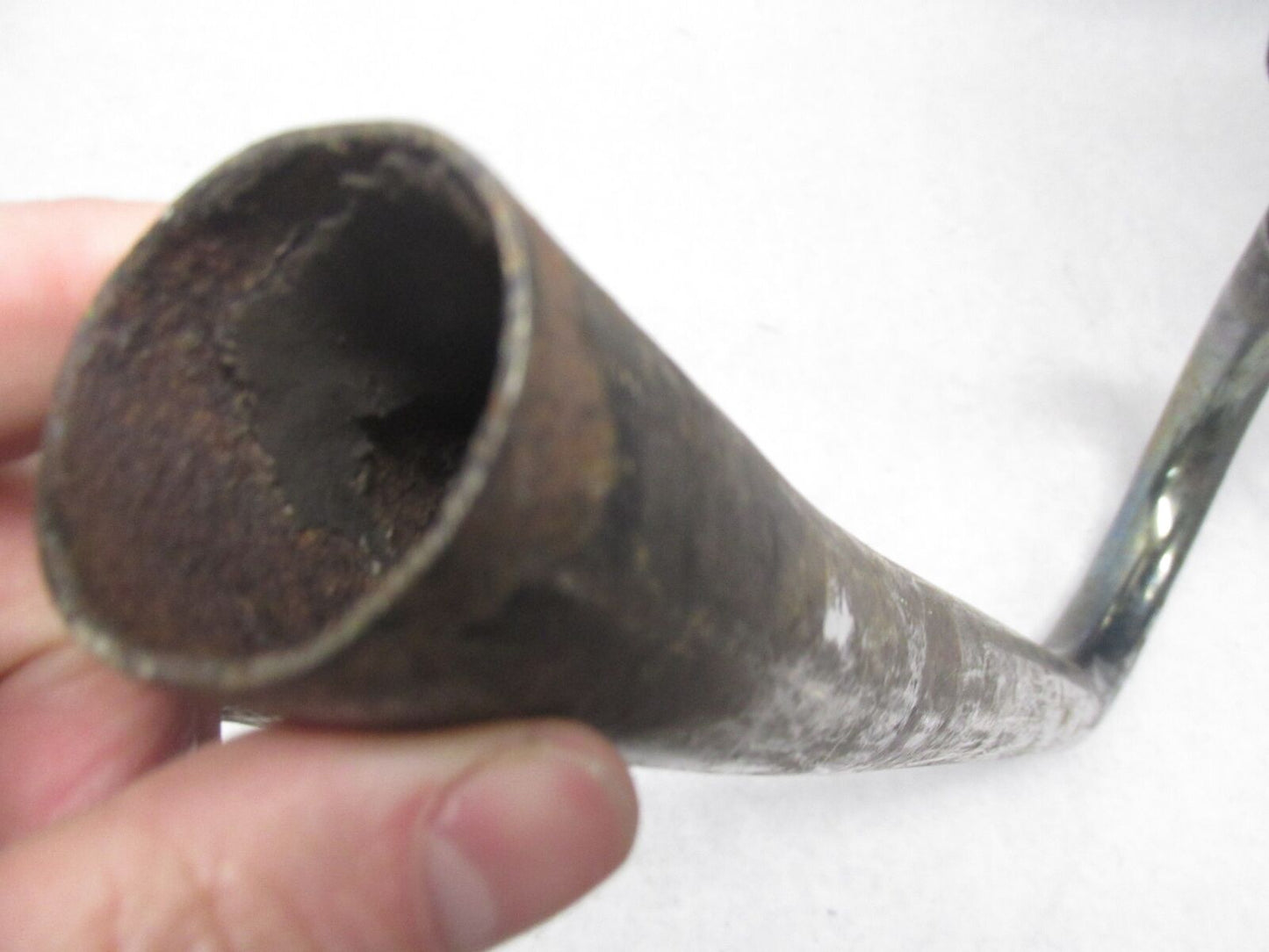 Pair of Vintage Moto Guzzi Motorcycle Exhaust Header Pipes