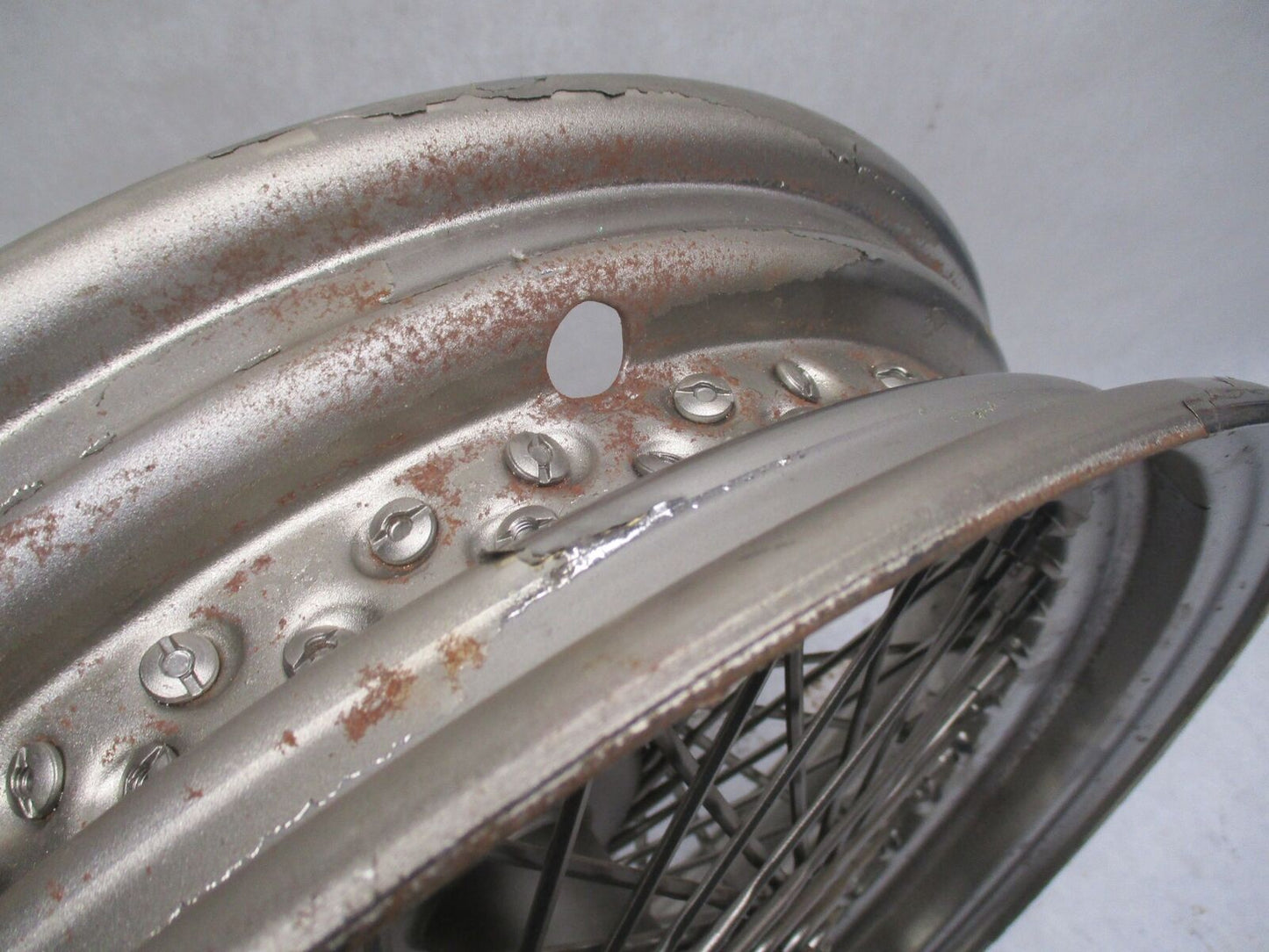 Harley Davidson 16"x 3.25" Painted Double Spoke 80 Spoke Rim Wheel