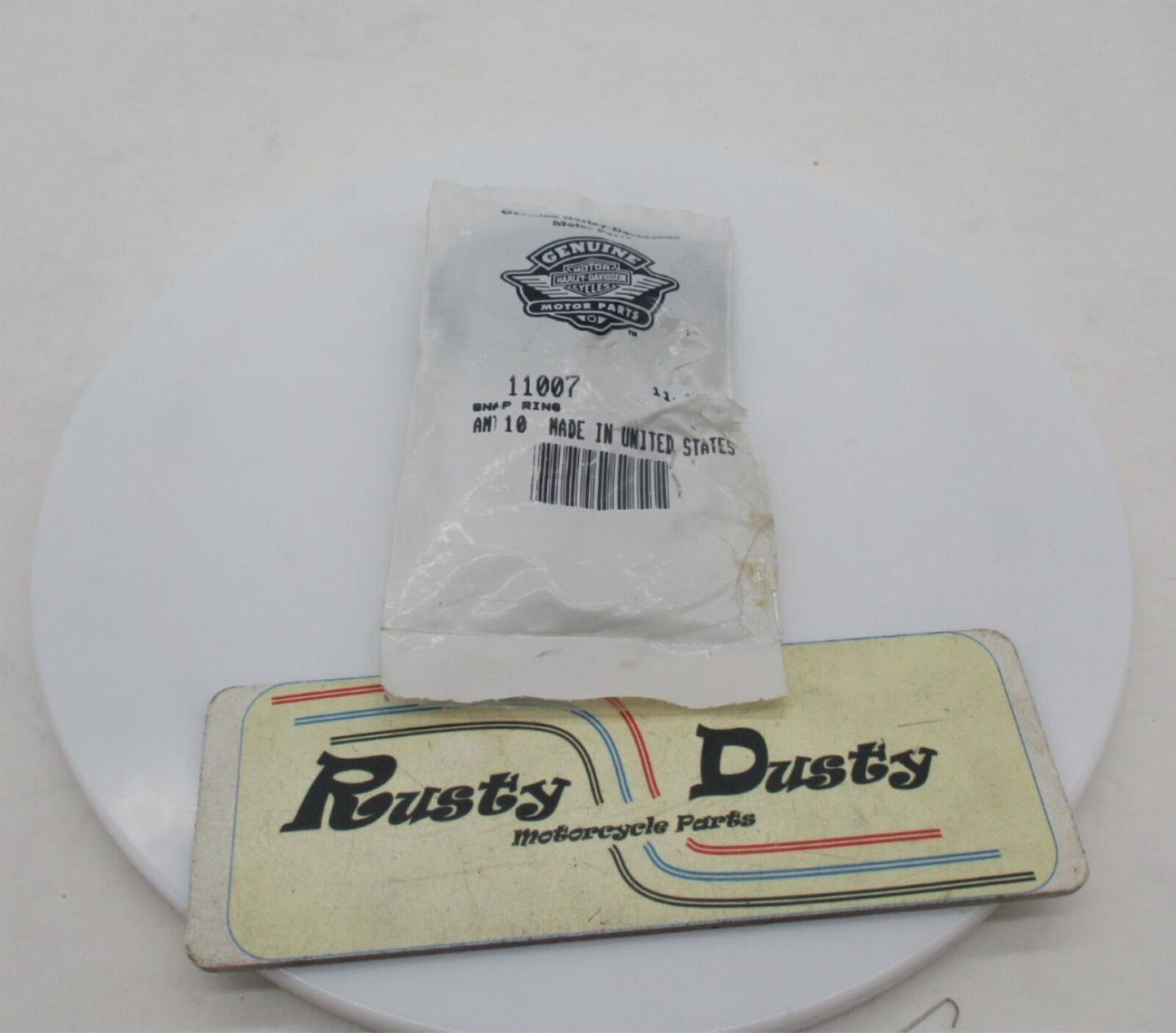 Lot of 17 Harley-Davidson Genuine NOS Right Bearing Retaining Rings 11007