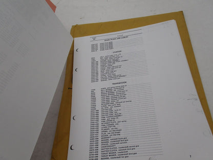Photocopied Harley Davidson 1961-1962 Motorcycle Spare Parts Catalog 99455-61R