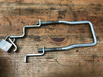 Vintage Motorcycle "Universal Front Wheel Lock Broken For Parts
