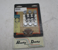 Harley Davidson Genuine NOS Multi-Fit Chrome 1/2" Hex Bolt Cover Kit 43880-96