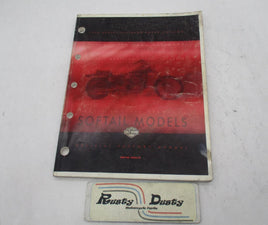 Harley Davidson Official Factory 1999 Softail Service Parts Catalog 99455-99