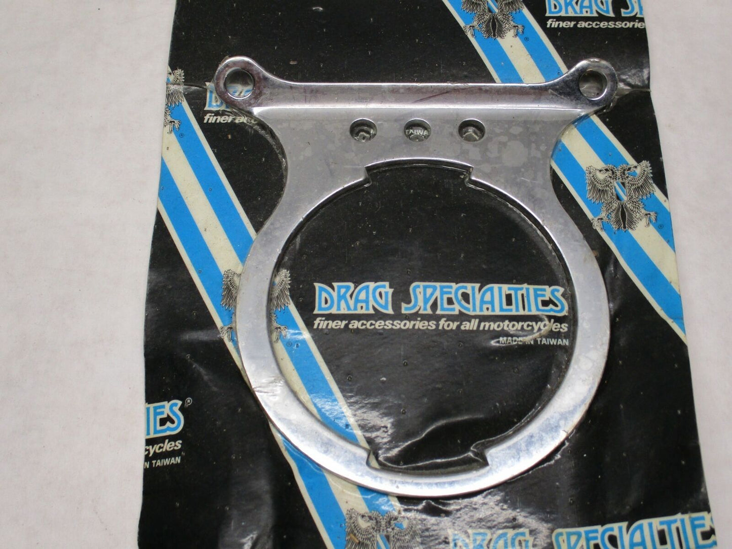 Drag Specialties Chrome Instrument Panel Bracket Single Gauge 373685 Harley