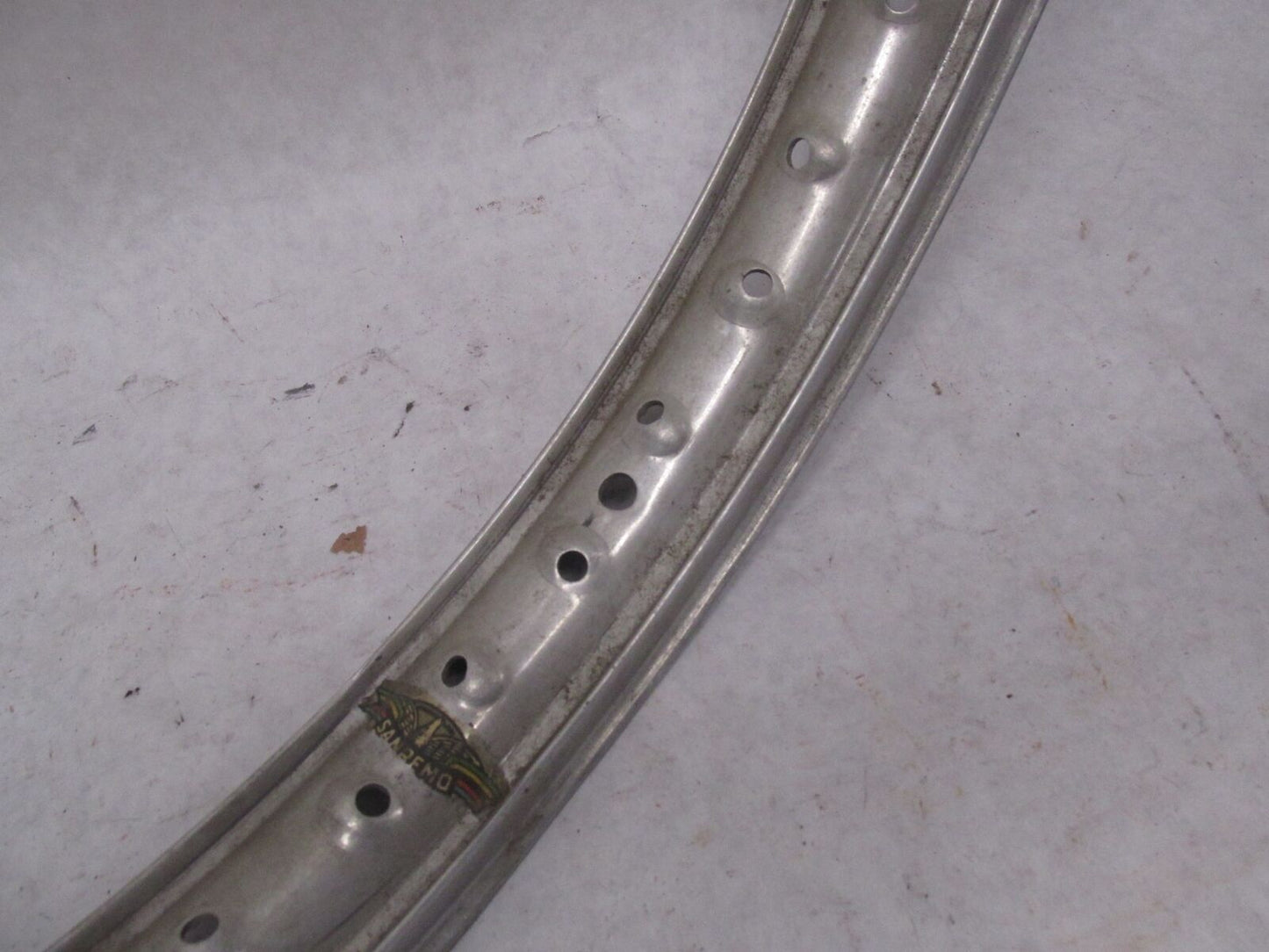 Vintage San Remo Motorcycle Enduro Dirt Bike Wheel Rim 40 Spokes 2.25 X 19" #4