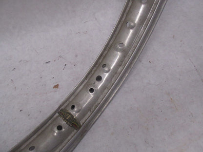 Vintage San Remo Motorcycle Enduro Dirt Bike Wheel Rim 40 Spokes 2.25 X 19" #4