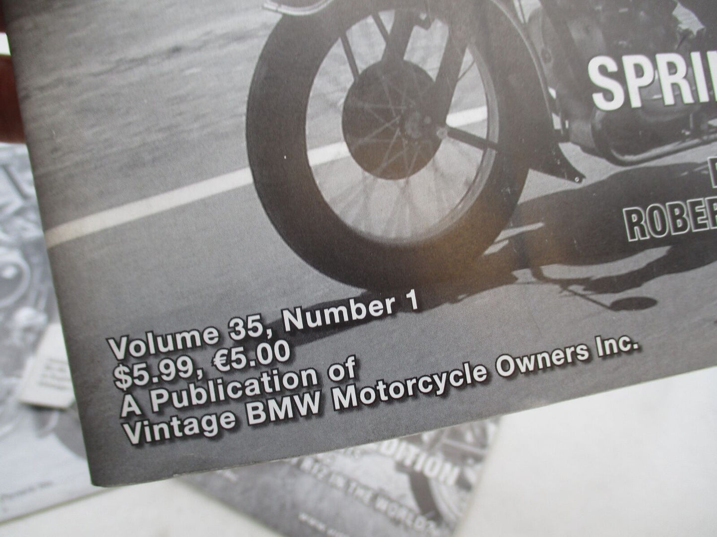 Complete Set of 4 The Vintage BMW Motorcycle Magazines Volume 35