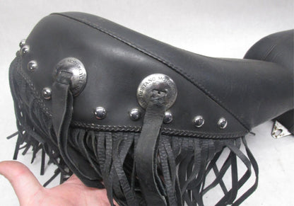 Harley Davidson Mustang Seat Chrome Studded with Conchos FX FL 58-84 75496 75340