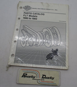 Harley Davidson Genuine NOS 1980 1983 FLT Shovelhead Parts Catalog 99438-83B