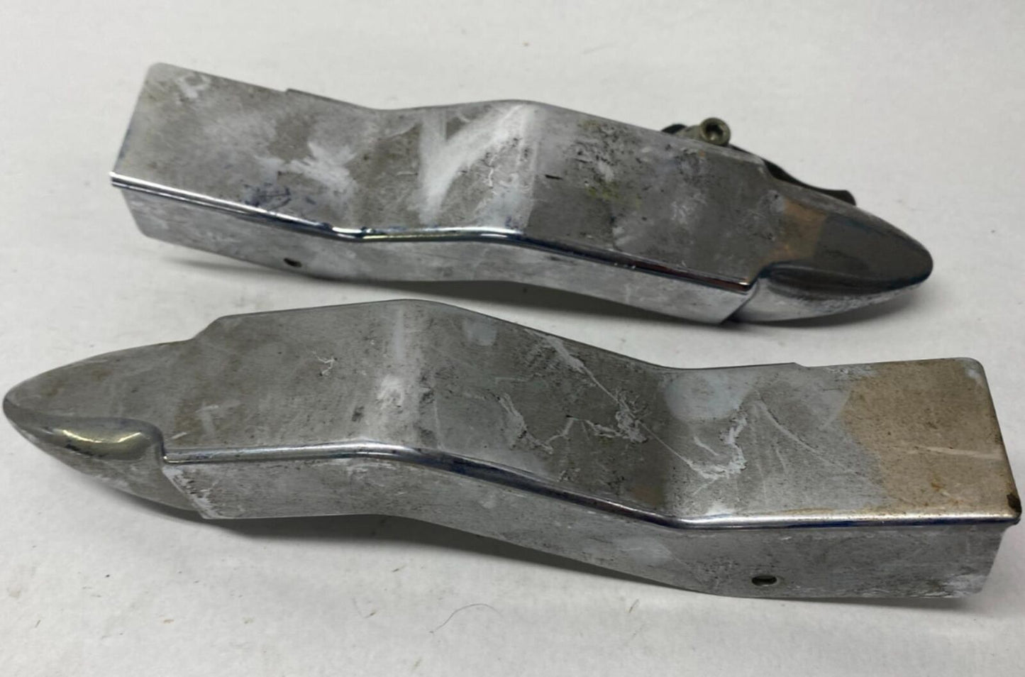 Harley Kuryakyn Chrome Swingarm Axle Covers Pair