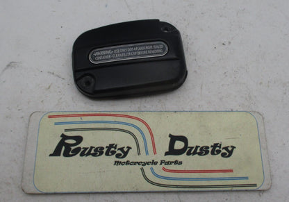 Harley Davidson Black Front Master Cylinder Top Cap Cover 42855-06C
