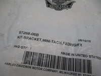 Harley Davidson Genuine NOS Mini FXDWG FX Tach Mounting Bracket Kit 67268-06B