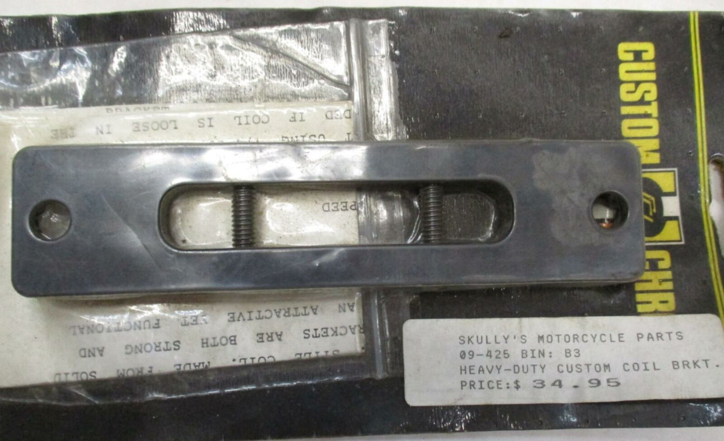 Harley Davidson Chrome Heavy Duty Custom Coil Bracket 09-425