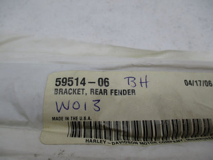 Harley Davidson Genuine NOS Rear Fender Bracket 59514-06