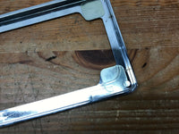 Harley Davidson chrome license plate frame Holder  Nice Condition