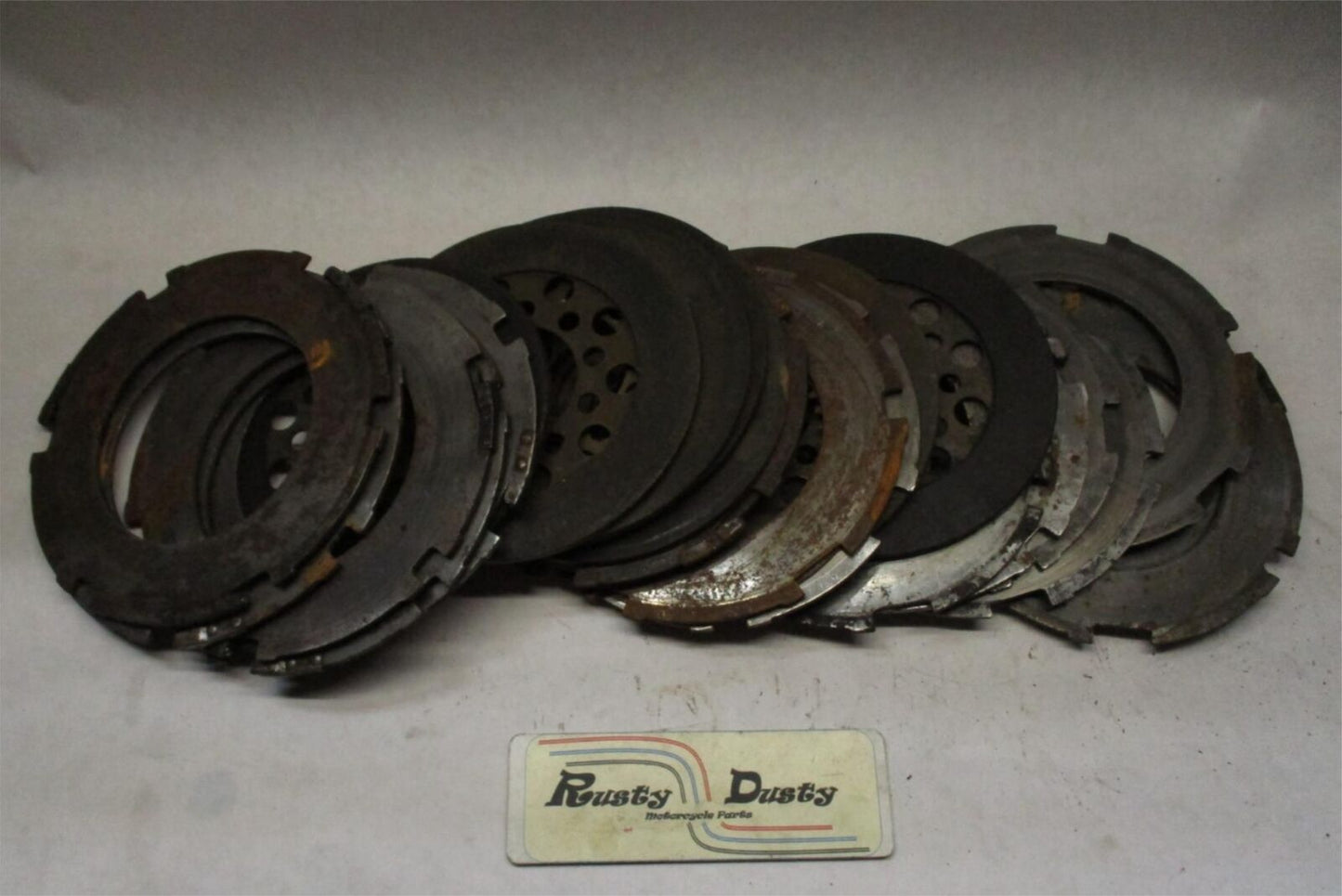 Lot of Mixed Harley Shovelhead Ironhead Clutch Friction Plates Discs #2