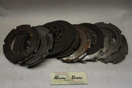 Lot of Mixed Harley Shovelhead Ironhead Clutch Friction Plates Discs #2