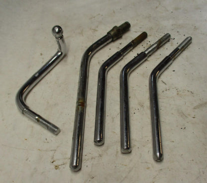 Mixed Lot Harley Davidson Mirror Stems Chrome varying lengths