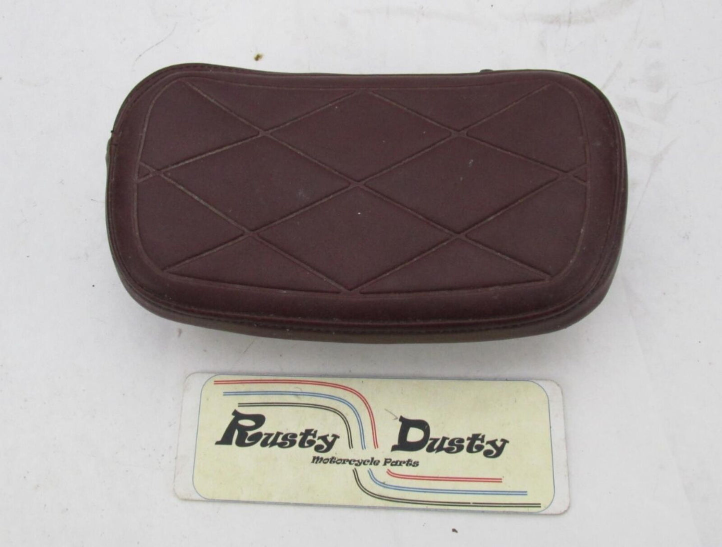 Drag Specialties Vintage Honda Goldwing GL Brown Backrest Pad Diamond Pattern