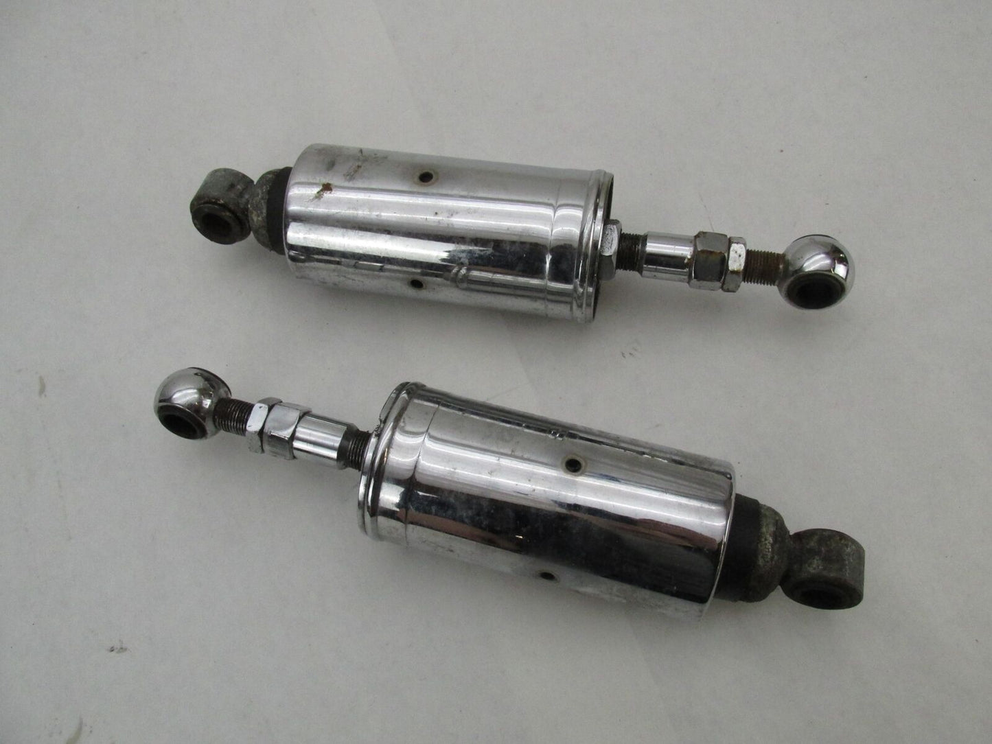 Pair of Harley Davidson EVO Softail Heritage Fat Boy Chrome Rear Shocks
