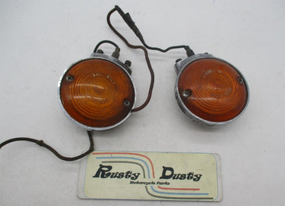 Pair of Harley Davidson Genuine Touring Road King Electra Turn Signals Housings