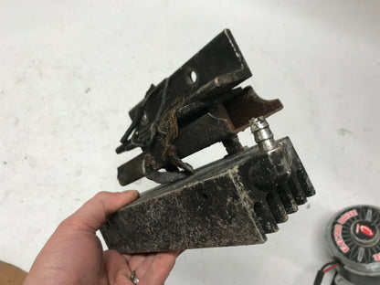 VINTAGE HARLEY SHOVELHEAD IRONHEAD CAST BLACK FRONT OIL COOLER  LOCKHART STYLE