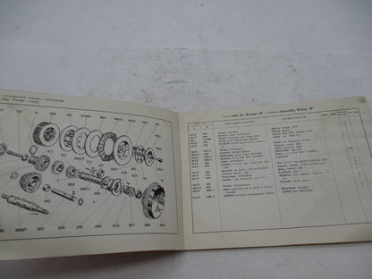 Original Ducati 85 Turismo Light Weight Spare Parts Catalog Book