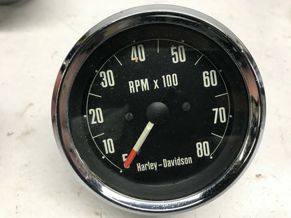 Harley-Davidson Tach Tachometer Chrome Trim 1-2 Ratio 92051-70 Sportster C