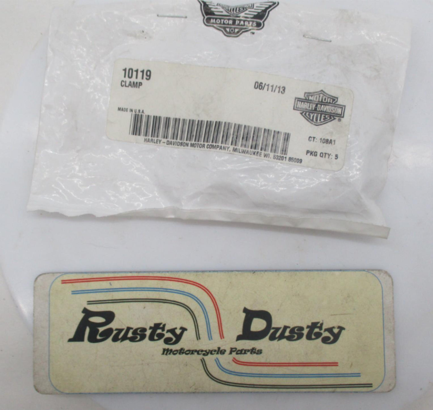Harley-Davidson Genuine NOS Worm Drive Clamp 10119