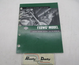 Harley Davidson Official Factory 2002 FXDWG3 Parts Catalog 99430-02