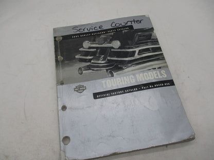 Harley Davidson Official Factory 2002 Touring Parts Catalog 99456-02A