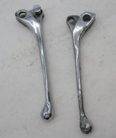 Harley Panhead Knucklehead Chrome Set of Brake Clutch Hand Control Levers