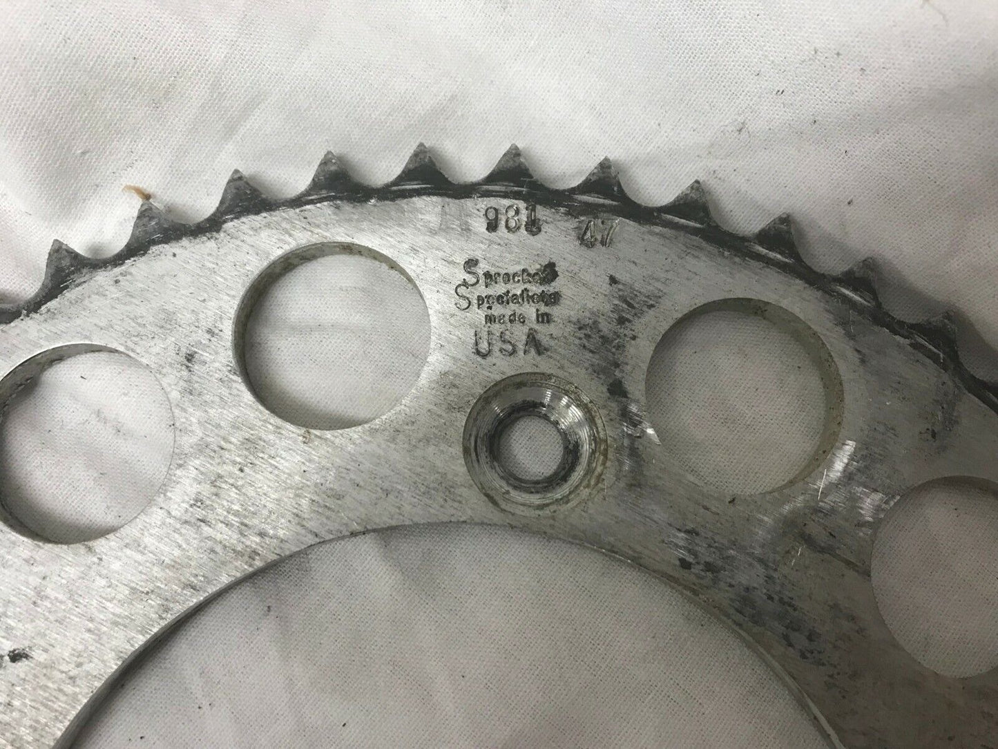 SS981-47 KTM Rear Sprocket Specialists Aluminum Sprocket  Used Pre Owned