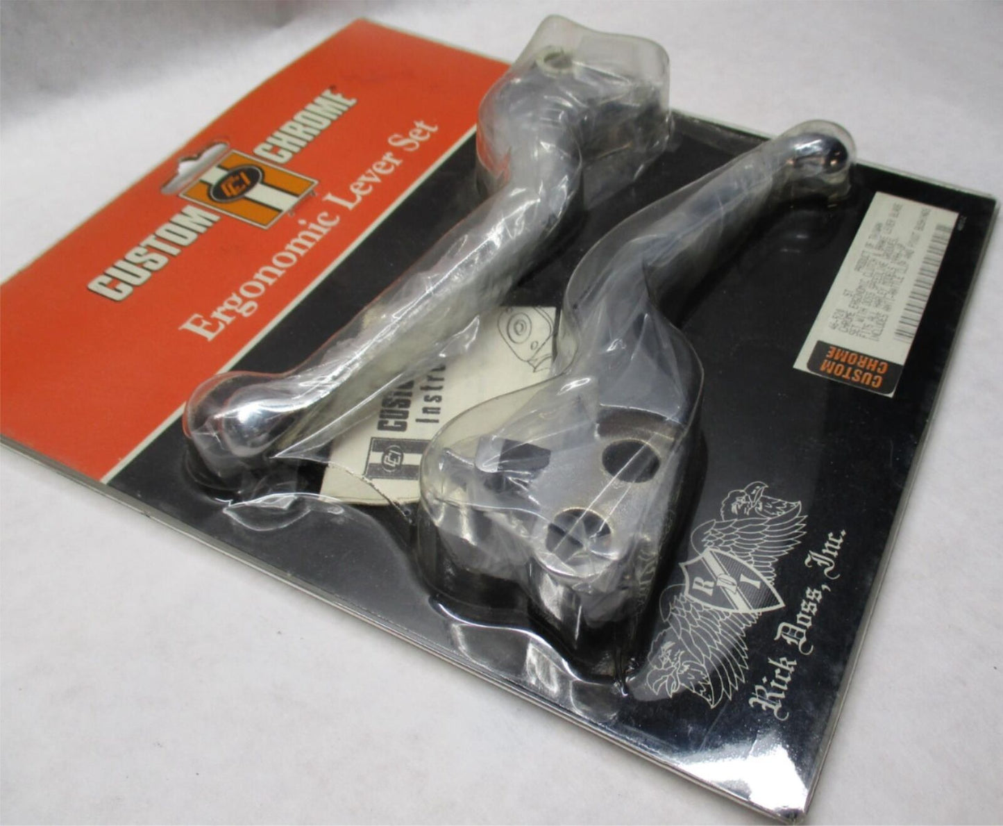 Custom Chrome Ergonomic Clutch & Brake Lever Set Blade 46-520 Doss Speedline