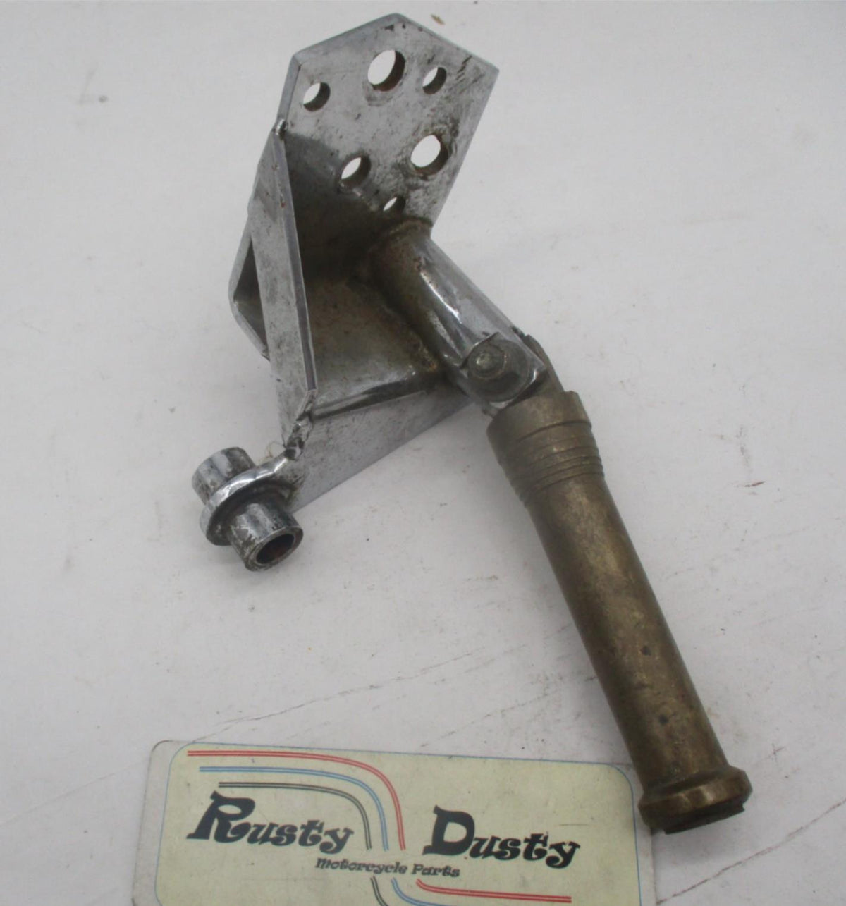 Forward Control Bracket Harley Davidson Forward Control Chrome Mounting Bracket w/ Foot Peg ...