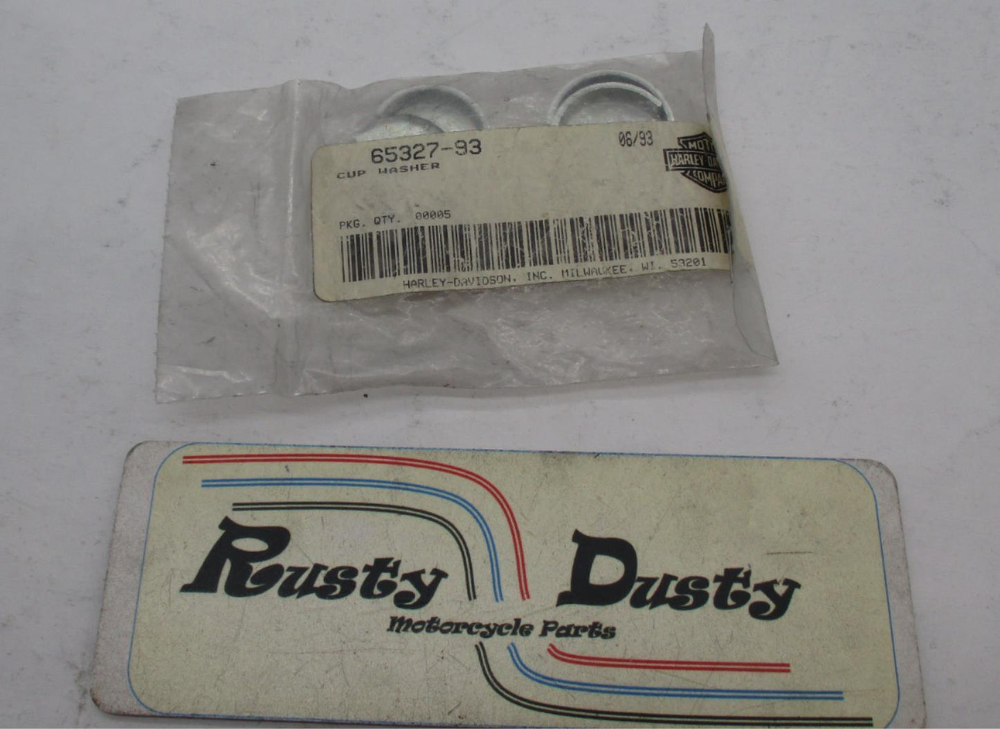 Lot of 5 Harley Davidson Genuine NOS Washer Cups 65327-93